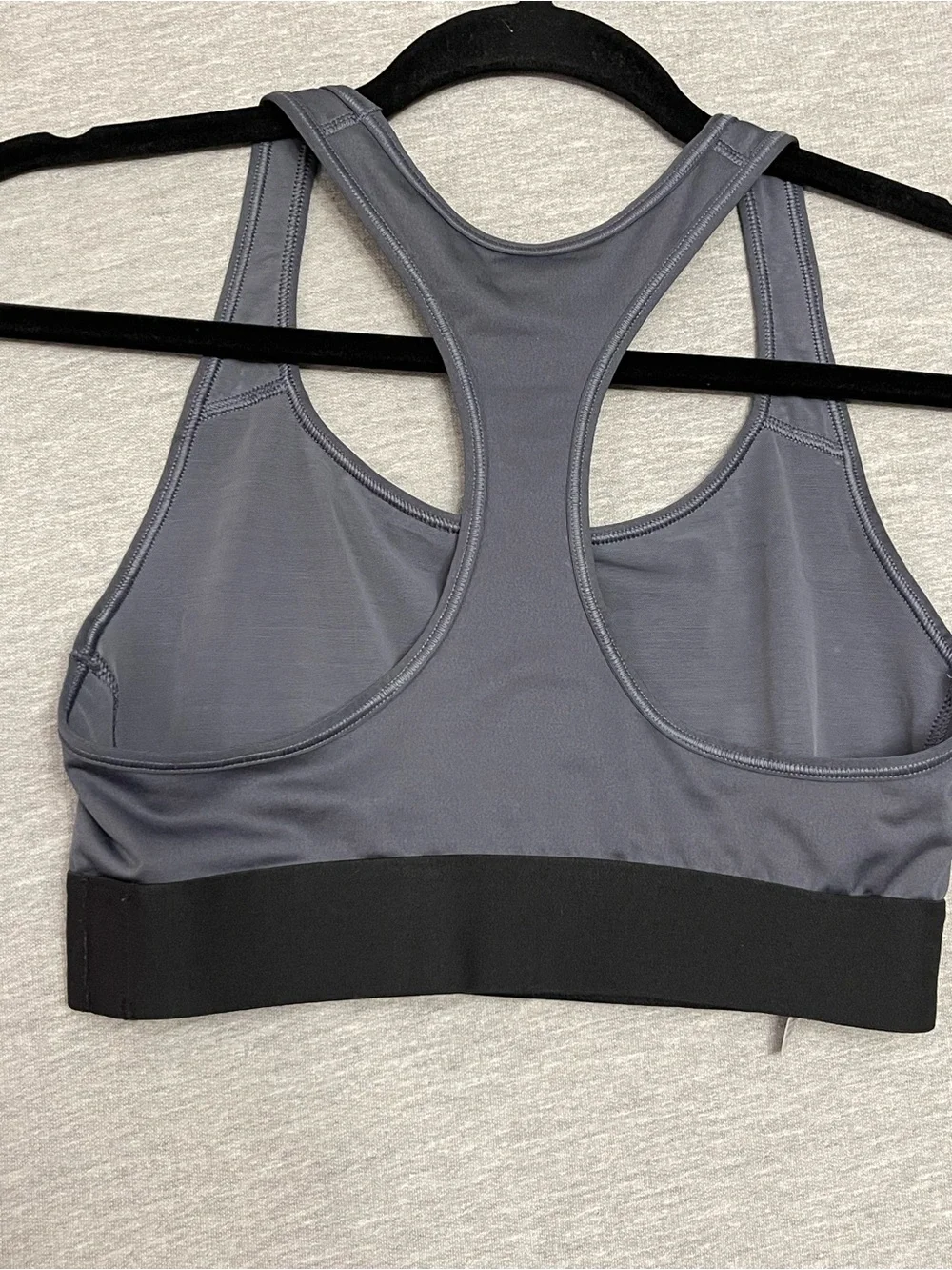 Victoria Secret Sport Gray Racerback Sports Bra